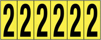 89x39mm Vinyl Cloth Numbers Card 2